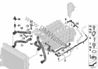 Bmw m5 e60 m6 e63 5.0 s85 шланг гумовий труба патрубок радіатора води 7836569 Київ, фото thumb