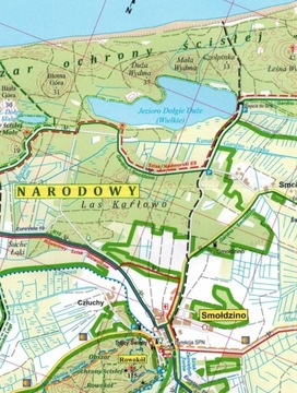 БАЛТИЙСКИЙ БЕРЕГ III ЯРОСЛАВЕЦ УСТКА ЛЕБА TOURIST MAP AG AG