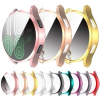 СИЛИКОНОВЫЙ ЧЕХОЛ С МЕТАЛЛИЧЕСКИМ ЭФФЕКТОМ ДЛЯ SAMSUNG WATCH 4 40 мм