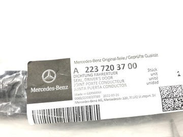 фото thumb №9, Mercedes w223 прокладка дверь водителя левый перед a2237203700