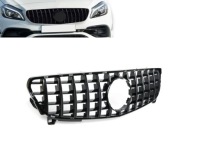 фото thumb №1, Решітка радіатора mercedes a klasa w176 lift amg чорний 15-19
