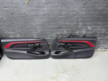 фото thumb №7, Сиденья диван обшивки bmw f32 sport чёрная кожа подогрев uk