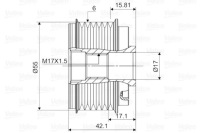 Купити Генератор - зчеплення односторонній valeo 588112, фото thumb