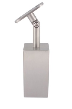 Zakończenie słupka Adapter górny 40x40x2 mm. Powierzchnia szlifowana INOX