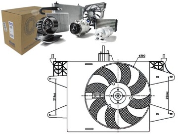 фото thumb №1, Вентилятор радіатор з корпус fiat doblo doblo