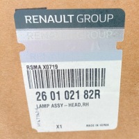 Nowa оригинальный номер лампа правый перед renault latitude 260103438r Киев, фото thumb