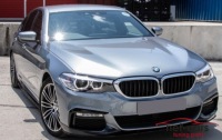 фото thumb №8, Спойлер накладка bmw 5 g30 31 m набір performance чорний матовий сатин