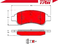 фото thumb №3, Гальмівні колодки гальмівні citroen перед berlingo c2 c3 ds3