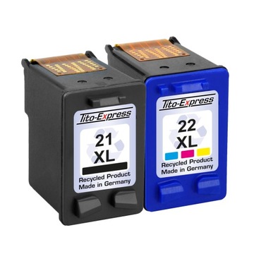 2 чернила для HP 21 XL + 22 XL F2280 F2180 F4180 1410