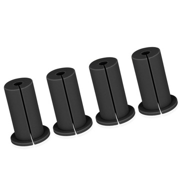 4X. Втулка для кабеля Ethernet 1-дюймовая резиновая втулка для кабеля, черная