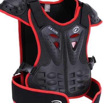 Dziecięca kamizelka ochronna Motocross Chest Green S