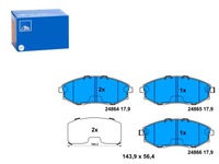 фото thumb №1, Тормозные колодки тормозные перед chevrolet astra epica zafira daewoo leganza