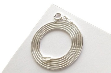 Серебряная цепочка, леска, змея змея, ИТАЛЬЯНСКИЙ