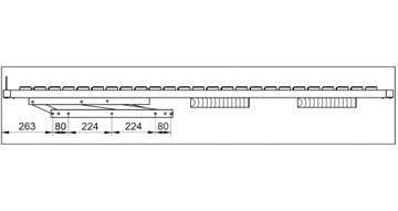 Каркас кровати MULTIBOX LIGHT, 160х200, 36 ламелей, подъемник 800Н, GTV