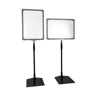 Stojak reklamowy teleskopowy 60cm z ramką A4 CS