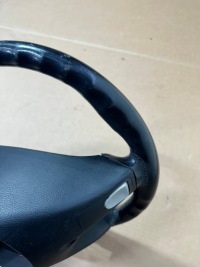 фото thumb №14, Руль кожаный, лепестки кожа чёрная mercedes sl r230 w230 55 amg sl55