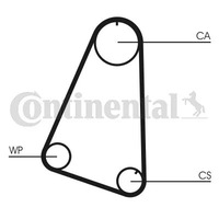 фото thumb №2, Ремень распределительного вала opel 1,3