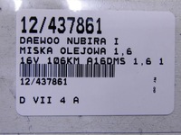 фото thumb №2, Daewoo nubira ii поддон поддон масла масляная 1,6 16v 96184114 a16dms