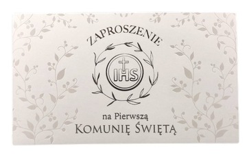 ZAPROSZENIE NA I KOMUNIĘ ŚWIĘTĄ, OGÓLNE KLASYCZNE