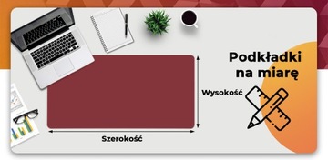Коврик настольный 100х50 для работы, эко Фиолетовый принт