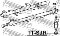 фото thumb №3, Подкладка форсунки tt-sjr febest lexus ct es