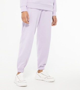 N1B119*СПОРТИВНЫЕ БРЮКИ NEW LOOK ФИОЛЕТОВЫЕ 40 Л A01