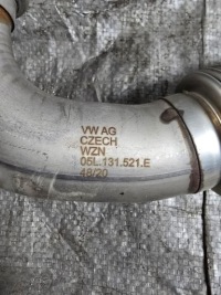 Купити 05l131521e труба каталізатора vw audi skoda cupra, фото thumb