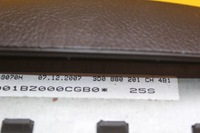 фото thumb №12, Повітропровід чотирипроменева шкіра подушка безпеки vw phaeton 3d0419091s 3d0880201ch