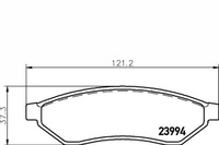 фото thumb №2, Тормозные колодки тормозные chevrolet задняя evanda 06- textar