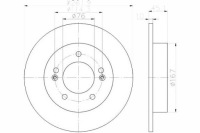 фото thumb №1, Textar тормозные диски тормозные 2szt. hyundai задняя veloster