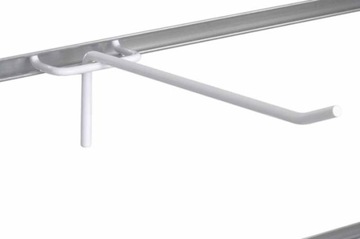 Крючок одинарный для Shop Space Wall, белый, 30 см