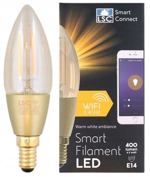 ЛАМПОЧКА SMART CONNECT E14 470 ЛЮМЕН