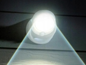Lampka z czujnikiem ruchu LED cob 360 na baterie