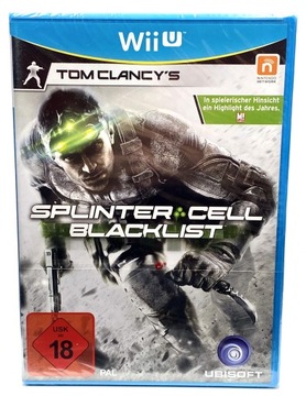 SPLINTER CELL: ЧЕРНЫЙ СПИСОК | НОВЫЙ | ФОЛЬГА | NINTENDO WII U - WiiU