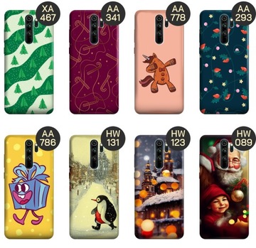 ETUI DO XIAOMI REDMI NOTE 8 PRO WZORY ŚWIĄTECZNE CHRISTMASS ŚWIĘTA OBUDOWA