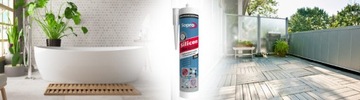 Silikon Sanitarny SOPRO Uszczelniający Uniwersalny 310ml Jaśmin 28 Beżowy