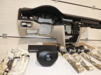 фото thumb №13, Skoda superb ii lift панель приладів консоль подушка безпеки шторки безпеки ремені кремовий