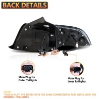 Лампи задній комплект  full led neon oled діоди тюнінг tesla model 3 17-23 рестайлінг  y 20 Оригінал, фото thumb