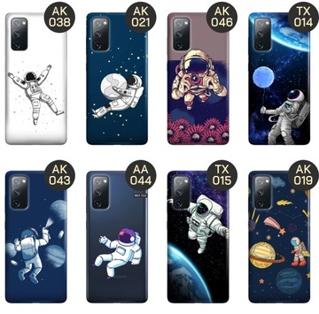 ETUI DO SAMSUNG GALAXY S20 FE / 5G WZORY ASTRONAUTA KOSMONAUTA RAKIETA CASE