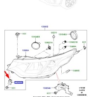 фото thumb №8, Land rover discovery v l462 тримач правого фара lr099696 оригінальна запчастина