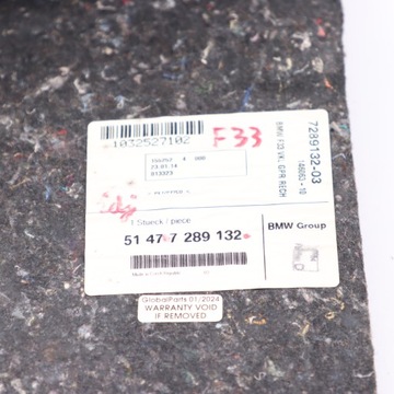 фото thumb №10, Bmw f33 обивка боковая багажника правая чёрная 7289132