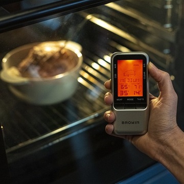 Bezprzewodowy termometr do wędzarni -50 +300°C żywności zamrażarki pieczeni