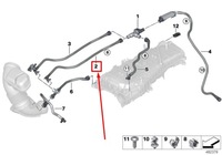 фото thumb №10, Bmw x4 g02 шланг вентиляции бака топлива 7643104 13907643104
