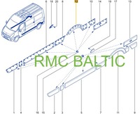 фото thumb №16, Молдинг крыла правый задняя renault master iii opel movano b nissan nv400