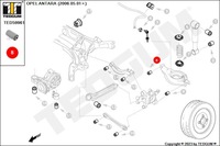 фото thumb №9, Tedgum ted59961 підшипниковий вузол, важіль