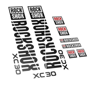 Совместимые наклейки для вилок Rock Shox XC30.