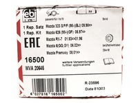 фото thumb №12, Тормозные колодки тормозные задняя mazda 6 2002-, premacy 2001-