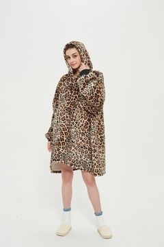 КОЖАНЫЙ СВИТШОТ OVERSIZE 2в1 ТЕПЛОЕ ОДЕЯЛО