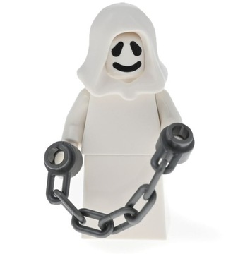 Фигурка LEGO Ghost + цепочка twn392, двойная голова - грустная и счастливая