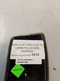 фото thumb №10, Audi a1 8x 1.6 tdi s line лампа багажника крышки задняя led правая 8x0945095
